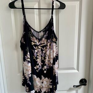 Torrid Black Floral Camisole